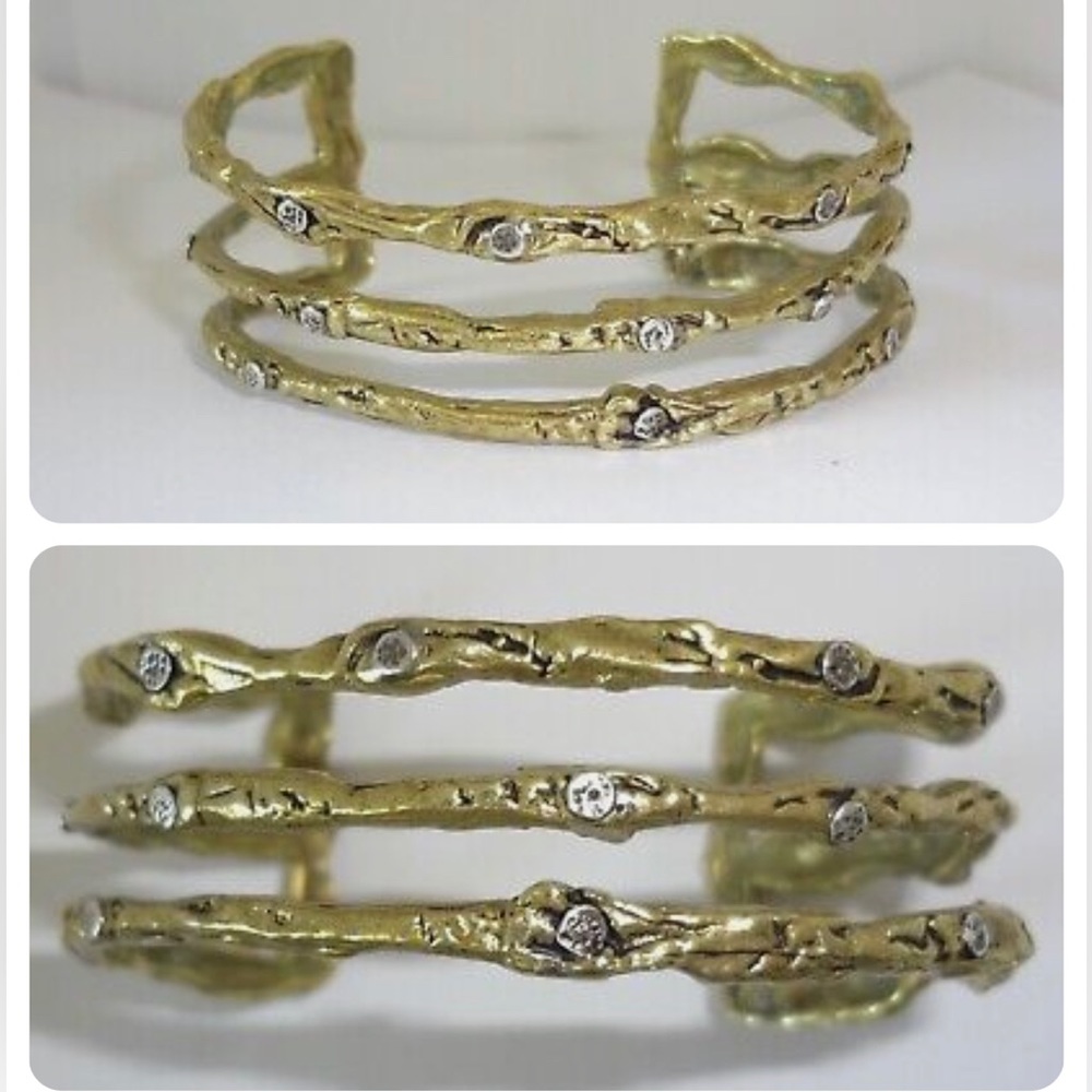 Waxing Poetic Cuff bracelet. Fits up to 7” wrist. EUC